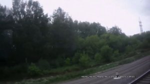 Россия из окна поезда.Новосибирск-Омск часть 1