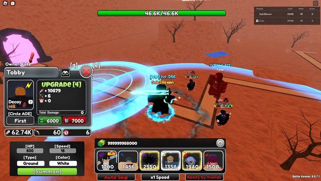 *NEW* SCR+ TOBY EVOLVED SHOWCASE In Anime World Tower Defense смотреть онлайн