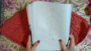 Круглая кокетка спицами//красивый узор//схема кокетки.