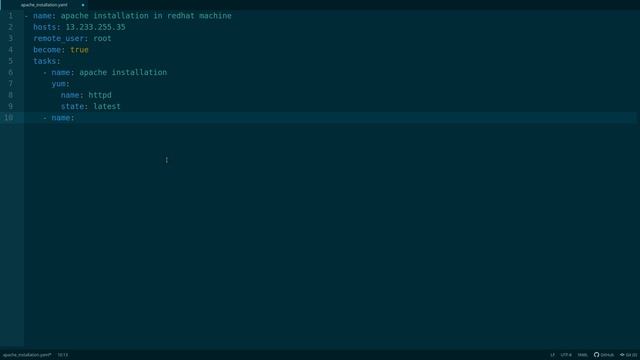 Apache installation and Apache setup using Ansible playbook | Hindi Tutorial смотреть онлайн
