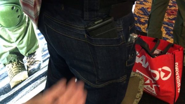 Helikon-Tex Greyman Tactical Jeans: Stretch Denim Jeans Take AR Mags!