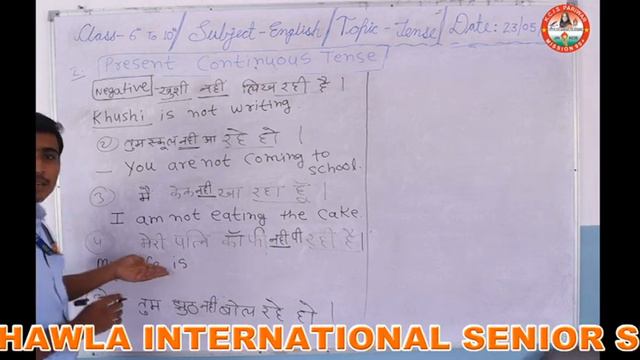 Present Continuous Tense смотреть онлайн