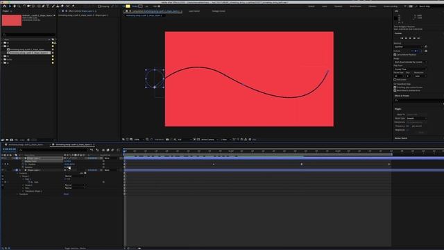 Object along a path animation - 3 different ways | After Effects Tutorial смотреть онлайн