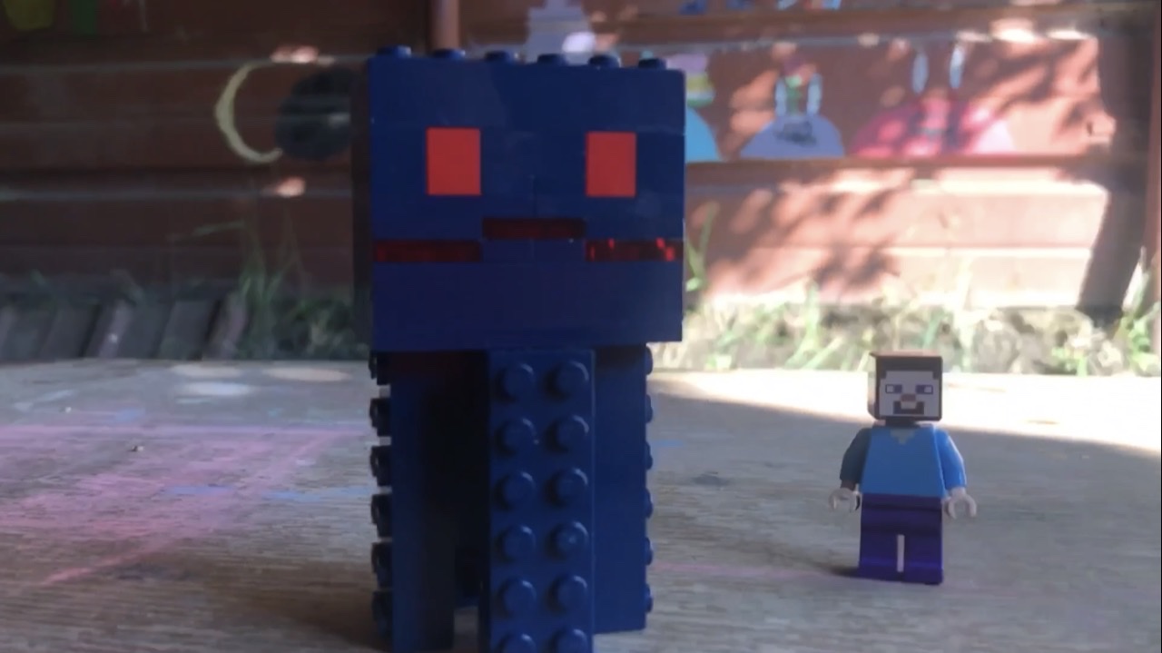 Видио о самодельных мобах в Лего Майнкрафт! смотреть онлайн