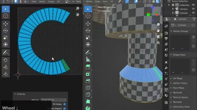 Blender UV Tutorial смотреть онлайн