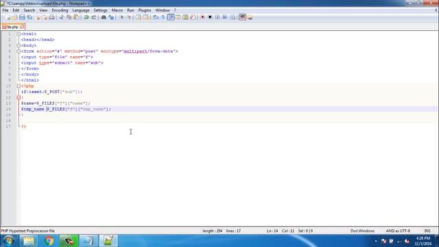 File upload in php on same page смотреть онлайн