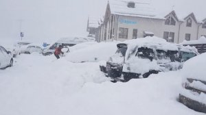 Volvo XC60 в снегу