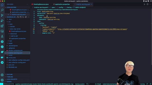 Distributed tracing integration with OpenTelemetry, Knative, and Quarkus смотреть онлайн