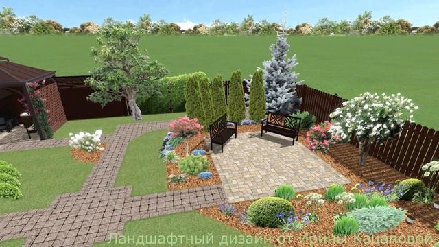 Ландшафтный дизайн - удобный, комфортный, уютный сад. смотреть онлайн