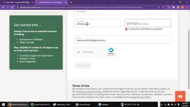 Oracle Cloud Account смотреть онлайн