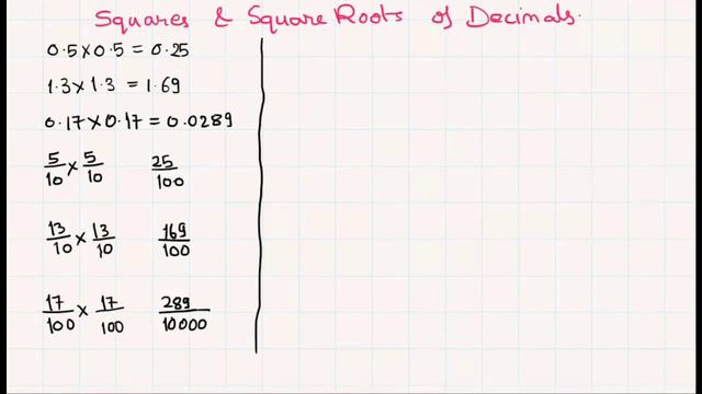 Class 8 Squares And Square Roots (part 2)