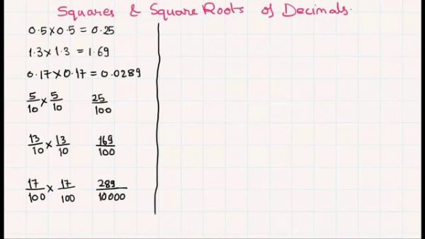 Class 8 Squares and Square roots (part 2)