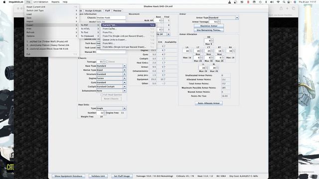 StratoCast Episode 1 - How to print BattleMech Record Sheets смотреть онлайн