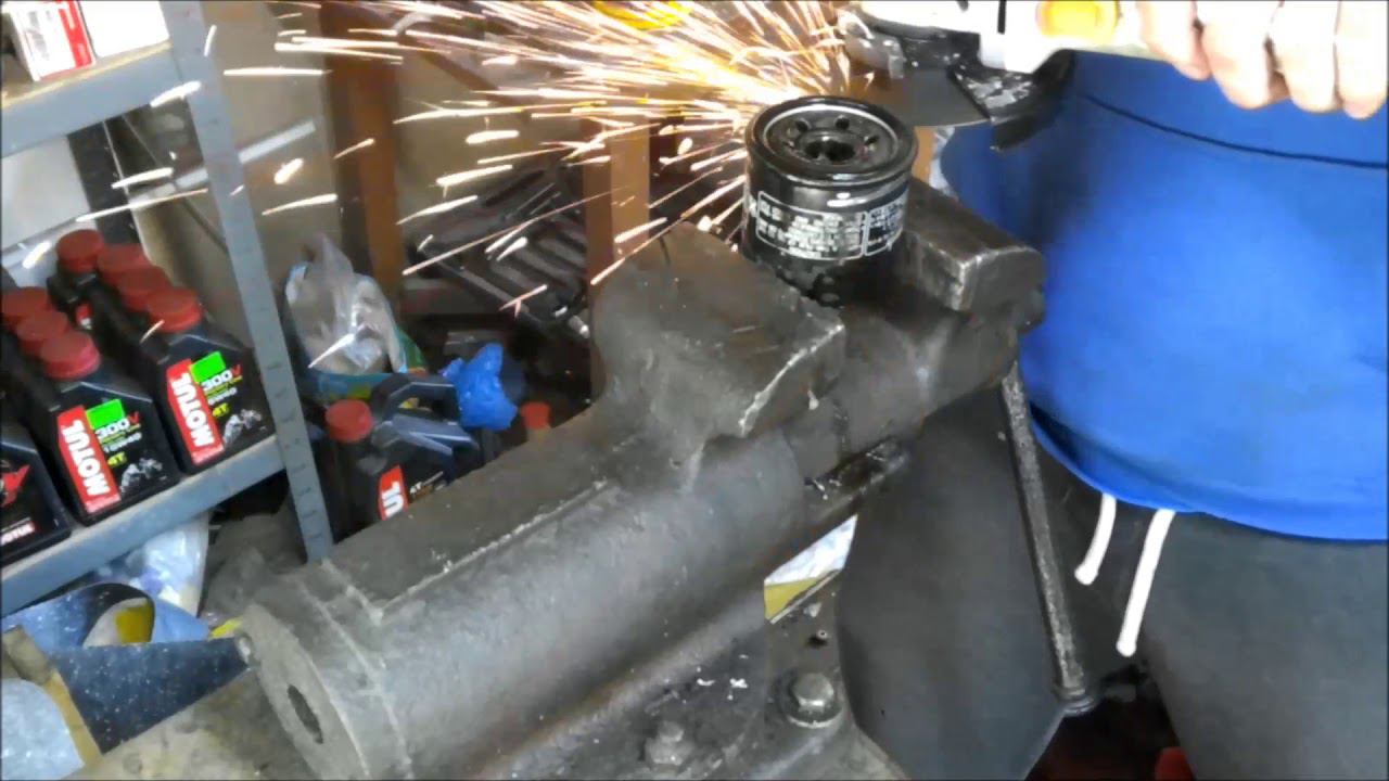 Распил маслофильтра HF138 смотреть онлайн