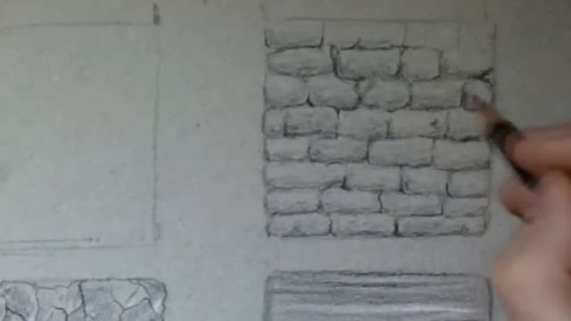 Drawing Time Lapse: 6 different textures (Wood, metal, stone...) смотреть онлайн