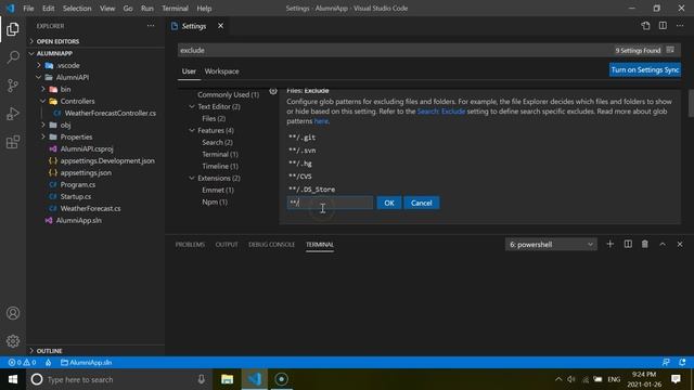 Work with Visual Studio Code Settings | ASP.NET Core 5.0 | .NET 5.0 смотреть онлайн
