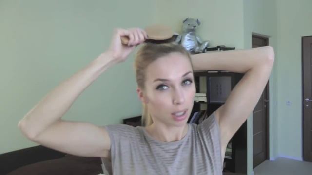 ПЫШНЫЙ Пучок с НОСКОМ !!! Прическа за 5 минут! смотреть онлайн