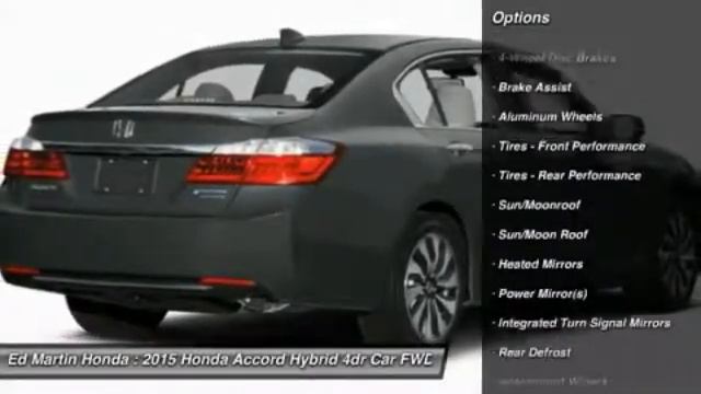 2015 HONDA ACCORD HYBRID Indianapolis, IN 2AC3345 смотреть онлайн