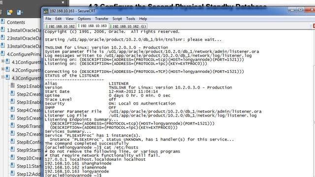 04.03-01 Oracle_10gR2_DataGuard_4.3 Step 1 Enable Archivelog Mode and Flashback Database.avi смотреть онлайн