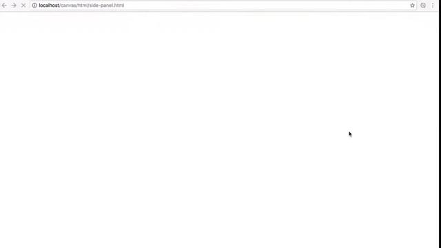 Side Panel Setup | Canvas HTML смотреть онлайн