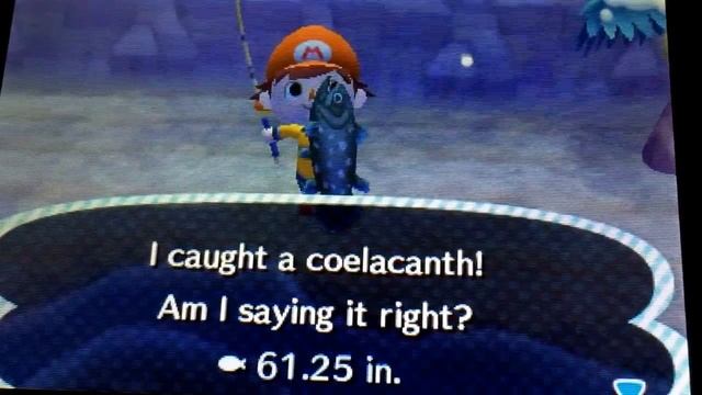 How to Catch the Rarest fish in Animal Crossing: New Leaf!!! смотреть онлайн