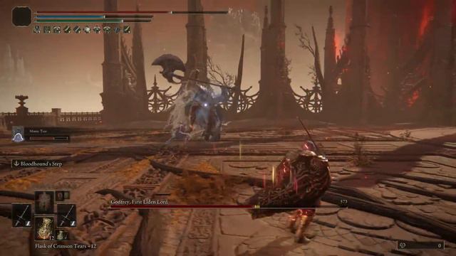 Godfrey NG+7 - Elden ring - OP flamberge build смотреть онлайн
