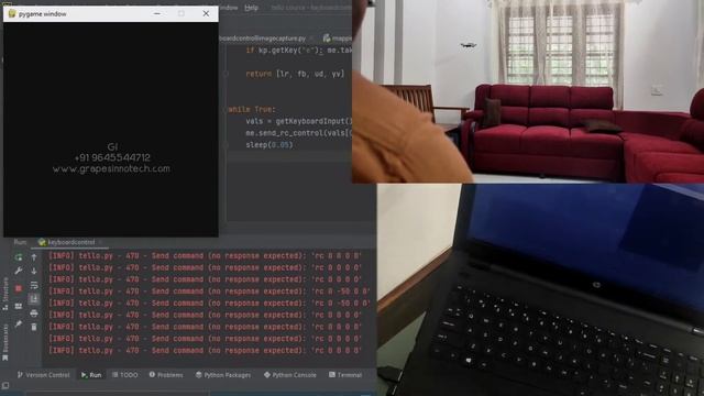 Python Drone programming - Keyboard Control смотреть онлайн