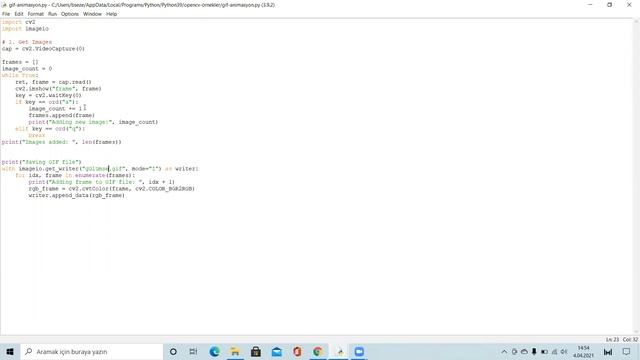 Python ile GIF animasyonu oluşturma смотреть онлайн