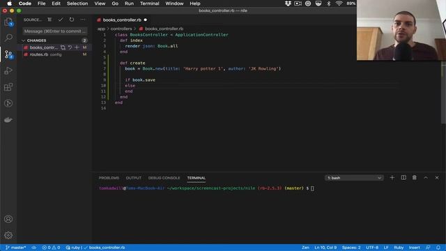 Rails 6 API Tutorial - Building a POST Endpoint p.3 смотреть онлайн