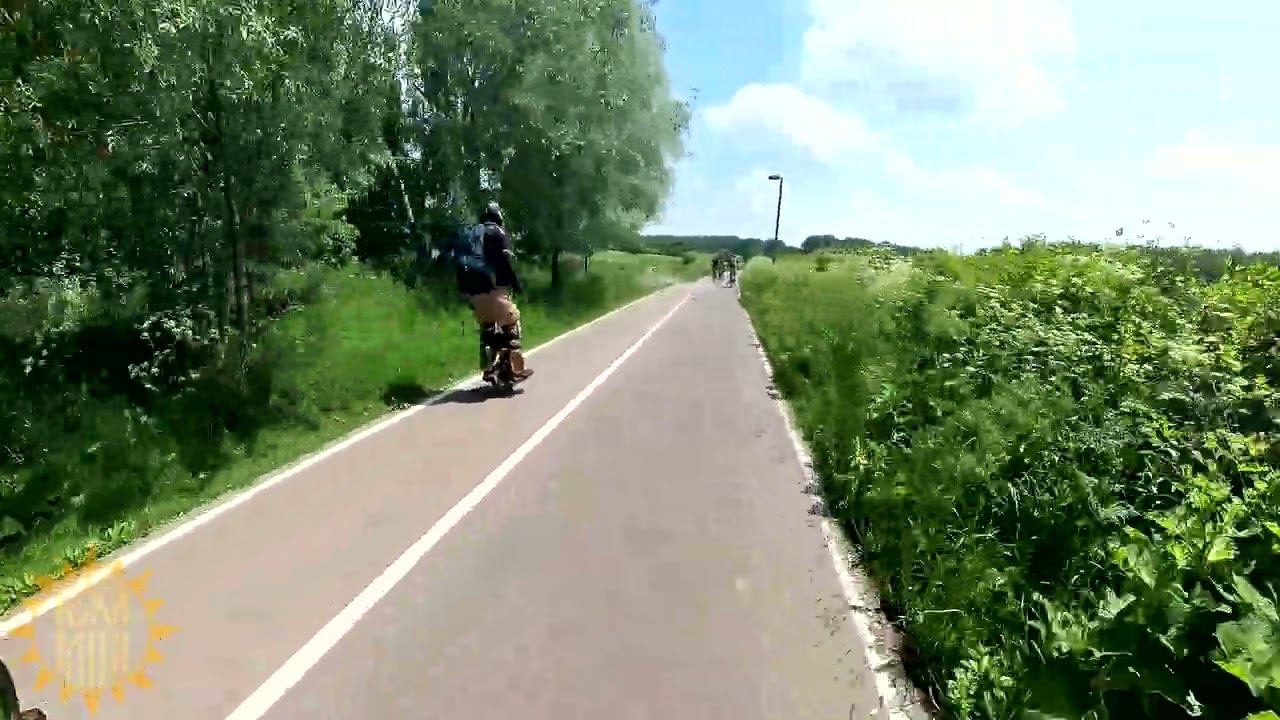 На велодорожках становится тесно. Уходим в поля. смотреть онлайн