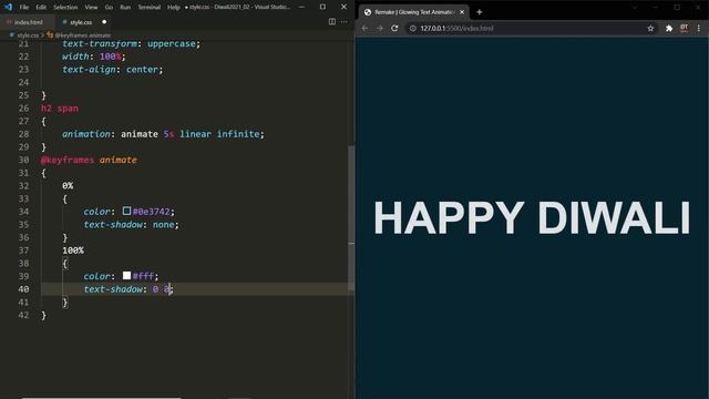 CSS Glowing Text Animation Effects | CSS Blinking Text Effects @OnlineTutorialsYT смотреть онлайн