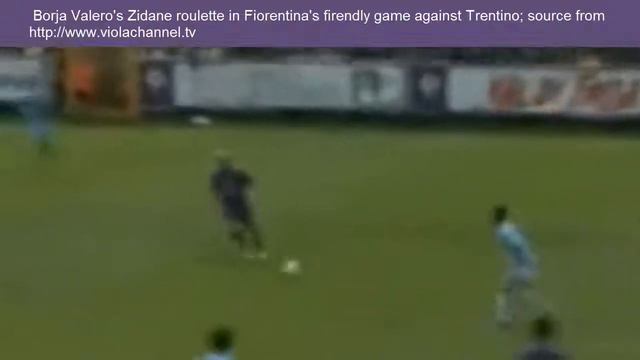 Borja Valero's Zidane roulette смотреть онлайн