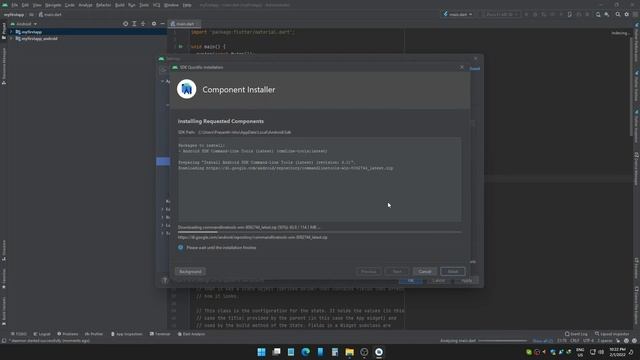 cmdline tools component is missing || SOLVED 2022 New Version Android Studio смотреть онлайн