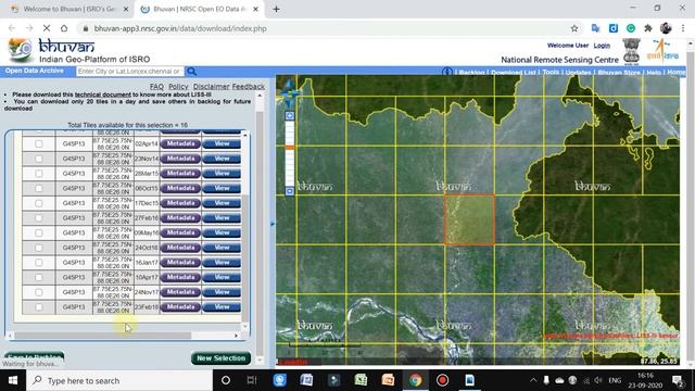 How to download liss-3 satellite image || from bhuvan.nrsc.gov.in || in bengali || part-7 смотреть онлайн