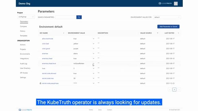 Create Kubernetes ConfigMaps and Secrets with CloudTruth смотреть онлайн