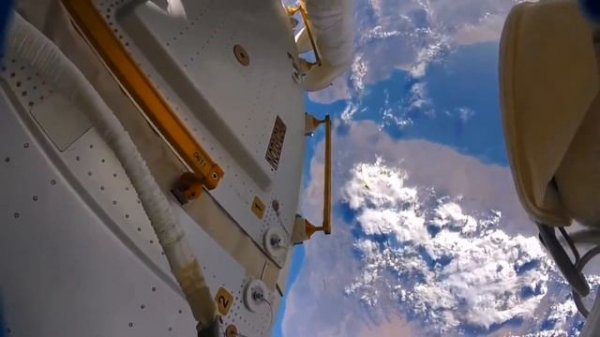 Astronauts accidentally lose a shield in space | BeyondEarthExplorations