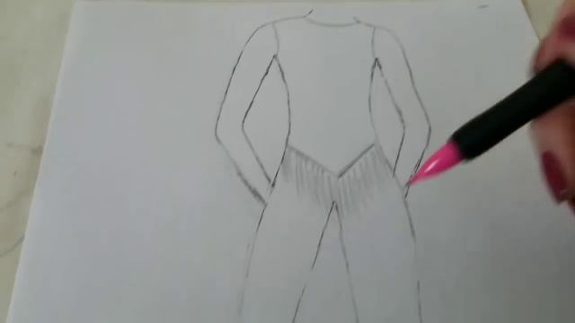"Радужный" купальник с бахромой -1. Rainbow RG leotard with trim skirt. смотреть онлайн