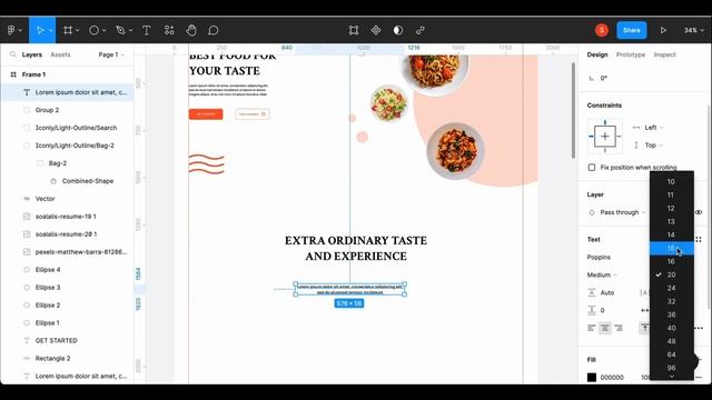 Food Landing Page Design In Figma/ UI UX Designs/Figma Tutorial #uiuxdesign смотреть онлайн