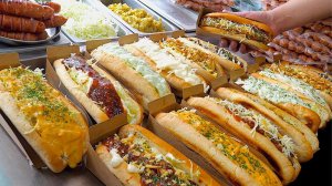 Корейская уличная еда в Сеуле. Сеул, Корея