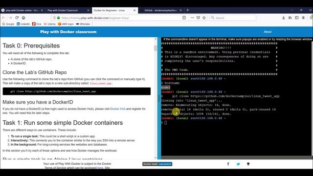 Docker#6 Play with Docker (PWD)- Free Online Lab Portal - Tamil Cloudguy - In Tamil смотреть онлайн
