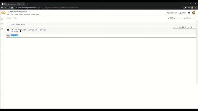 How To Make 3D Numpy Arrays (Colaboratory) смотреть онлайн