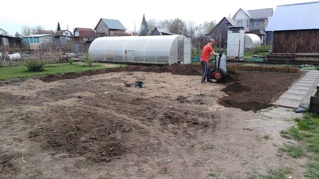 Купили камаз! Как выровнить участок своими руками. смотреть онлайн