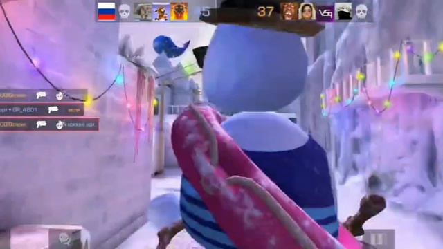 снеговики в атаку!Standoff2 смотреть онлайн