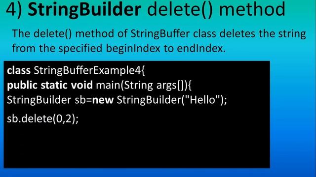 StringBuilder class in JAVA,#81 смотреть онлайн