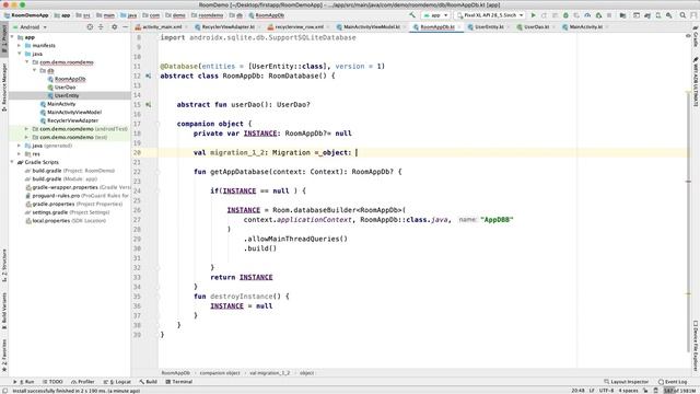 Android Room DB Migration | Update DB Version | Alter Table | Add Column in Existing Table | Kotlin смотреть онлайн