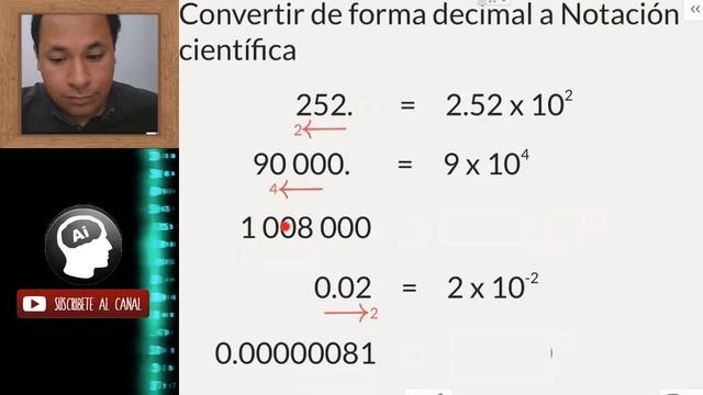 Como convertir a notación científica смотреть онлайн