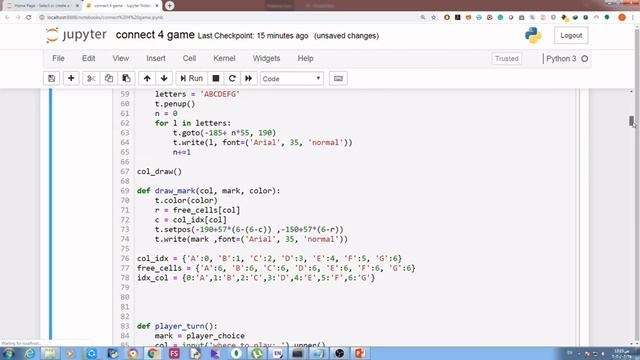 الحلقة (19) PYTHON 3.7 ازاي ترسم لعبة connect 4 بالبايثون و ازاي تحول من py ل exe؟ الجزء الثالث смотреть онлайн