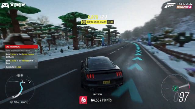 The DK from DK: 3- STAR the 100,000 & 75,000 Point Drift Zones in 60 Seconds - Forza Horizon 4 смотреть онлайн
