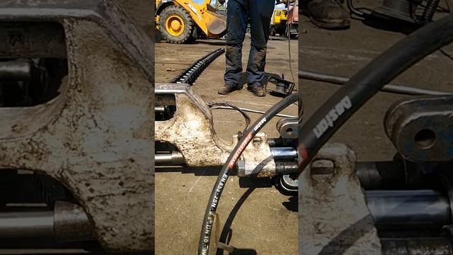 Выпрессовка пальца гусеничный ленты смотреть онлайн