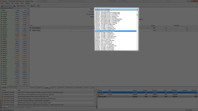 Видеоинструкция по MetaTrader 4 MultiTerminal.